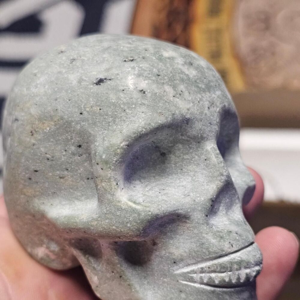 No-brand Grey and Green Sculptures